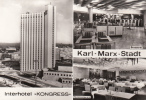 N2113  Karl Marx Stadt Interhotel Kongress Multi Views Not Used Perfect Shape - Chemnitz (Karl-Marx-Stadt 1953-1990)