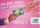 CREDIT AGRICOLE Carte Mozaic On Est Tous Fan De Cette Carte Banques Assurances Collection Cart Com - Banques