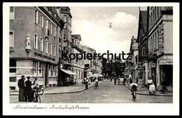 ALTE POSTKARTE NORDENHAM BAHNHOFSTRASSE KAISER'S GESCHÄFT DAB EXPORT BIER Kinderwagen Radfahrer Beer Bière Postcard AK - Nordenham