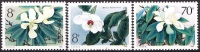 China 1986 Yvert 2798 / 800, Magnolia Flowers, MNH - Neufs