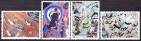 China 1990 Yvert 3004 / 07, Buddhist Frescos At Dunhuang (III), MNH - Neufs