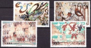 China 1994 Yvert 3225 / 28, Buddhist Frescos At Dunhuang (V), MNH - Neufs