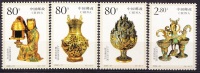 China 2000 Yvert 3844 / 47, Art Objects From Prince Jing Zhongshan Tomb, MNH - Ungebraucht