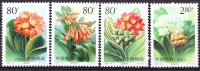 China 2000 Yvert 3854 / 57, Flora, Clivia Flowers, MNH - Unused Stamps