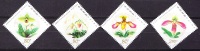 China 2001 Yvert 3928 / 31, Flora, Orchid Flowers, MNH - Neufs