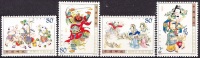 China 2003 Yvert 4059 / 62, New Year Prints Of Yangliuqing Village, MNH - Ongebruikt