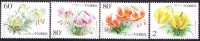 China 2003 Yvert 4066 / 69, Flora, Lily Flowers, MNH - Ongebruikt