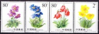 China 2004 Yvert 4224 / 27, Flora, Flowers, MNH - Ongebruikt