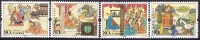 China 2004 Yvert 4156 / 59, Tales, MNH - Ongebruikt