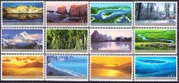 China 2004 Yvert 4201/ 12, Frontier Landscapes, MNH - Unused Stamps