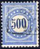 Schweiz Porto Ziffer 1878- Zu#9IN Gestempelt - Postage Due