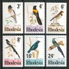 1977 Rhodesia Uccelli Birds Vogel Oiseaux Set MNH** A124 - Rhodésie (1964-1980)