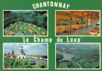 Carte Postale 85. Chantonnay Vue D'avion  Le Champ Du Loup Le Moulin Neuf   Golf Miniature  Camping Trés Beau Plan - Chantonnay