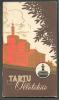RARE! BEER , ESTONIA TARTU BREWERY ADVERTISEMENT BROCHURE 1962 - Alcoholes