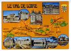 {56358} Le Val De Loire , Carte Et Multivues ; Amboise , Villandry , Chambord , Langeais , Azay Le Rideau , Blois - Centre-Val De Loire