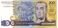 BRESIL 100 Cruzados  Non Daté (1986-1988)   Pick 211c  Signature 25    ***** BILLET  NEUF ***** - Brasilien