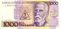 BRESIL  1 Cruzado Novo/1 000 Cruzados  Non Daté (1989)   Pick 216b  Signature 26    ***** BILLET  NEUF ***** - Brazil