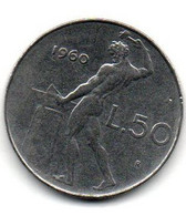 1960 - Italia 50 Lire    ------ - 50 Lire