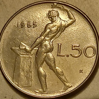 1985 - Italia 50 Lire     ----- - 50 Liras