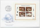 NORWAY 1991 Stamp Day: Engraving Block On FDC.  Michel Block 15 - FDC