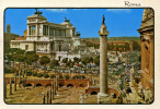 ROMA - Colonna / Colonne : Traiana / Trajane / Trajan : E Altare Della Patria / Et Autel De La Patrie - 2 Scans - Altare Della Patria