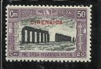 CIRENAICA 1929 MILIZIA II 50c + 20c  MNH - Cirenaica