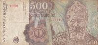 Bancnote 500 Lei 1991 Used Romania. - Roumanie