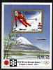 AJMAN  BF  Oblitere  Jo 1972  NON DENTELE   Ski Avion - Winter 1972: Sapporo