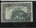 TRIPOLITANIA 1930 MILIZIA III 30c + 10c TIMBRATA - Tripolitania