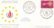 France, 1968. International Stamps Exhibition, In Strasbourg, With Europa-Cept Stamp Nice Cancellation, - Brieven En Documenten