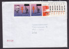 Zaire Mult Franked Airmail Avion 1992? Cover To France Robert Kock & Nairobi Conference Overprinted - Other & Unclassified