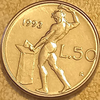 1993 - Italia 50 Lire     ---- - 50 Liras