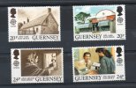 GUERNESEY N°485/488 ** - EUROPA (bâtiments Postaux) - Cote 5 € - 1990