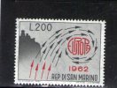 SAN MARINO 1962 ** - Unused Stamps