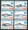 1998 Groenlandia Cetacei Cetaceans Cètacès Balene Whales Baleines Pesci Fishes Fische Poissons Set MNH** B8 - Baleines