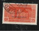 TRIPOLITANIA 1929 MONTECASSINO 25c TIMBRATO - Tripolitaine