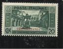 TRIPOLITANIA 1929 MONTECASSINO 20c  MNH - Tripolitaine