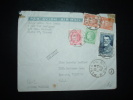 LETTRE POUR ETRANGER TARIF 61 F OBL. 8-9-1949 PARIS 80 (75) + TRANSATLANTIQUE FRENCH LINE - Postal Rates