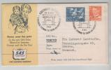 Denmark First SAS Regular Flight Stockholm - Tokyo Via The North Pole 24-2-1957 - Storia Postale