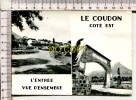 LE COUDON - " LES GUEULES CASSEES " -  Côté Est   -  2 Vues   : L´ Entrée - Vue D´Ensemble - La Valette Du Var