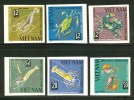 1965 Vietnam Crostacei Crustaceans Crustaces Imperforate Set MNH** B16 - Crustacés