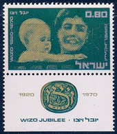 ISRAEL..1970..Michel # 489...MNH. - Ungebraucht (mit Tabs)
