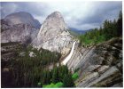 Liberty Cap To The Left Of Nevada Fall, Top Step Of Giant Stairway, Yosemite National Park Unused - Yosemite