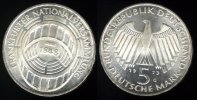 Alemania (Republica Federal) 5 Marcos 1.973 G Plata Proof KM#137 "Frankfurt Parliament"  SC/UNC    DL-10.032 - 5 Marchi