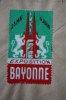 LETTRE  AVEC FLAMME FOIRE EXPOSITION BAYONNE MAI JUIN  1951 + ERINOPHILIE VIGNETTE FOIRE EXPO VERSO P/PAU>MARCOPHILIE - Andere & Zonder Classificatie
