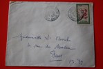 1958  LETTRE SOUK EL ... MAROC EX PROTECTORAT FRANCAIS  AFFRANCHISSEMENT MOHAMDE V P/PAU FRANCE > OMEC MANUEL - Brieven En Documenten