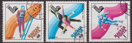 Sports Olympiques - Saut à Ski, Patinage Artistique, Ski Alpin - HONGRIE - J. O. Lake Placid - N° 422-423-424 - 1980 - Used Stamps