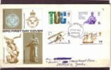 Great Britain, 1968. Anniversary, Mixed Issue. - Circulated FDC - 1952-1971 Em. Prédécimales