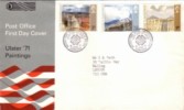 Great Britain, 1971. Paintings- Ulster  Circulated  FDC - 1971-1980 Decimal Issues