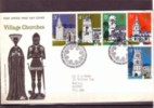 Great Britain, 1972. Village Churches  -   Circulated  FDC - Lokale Uitgaven